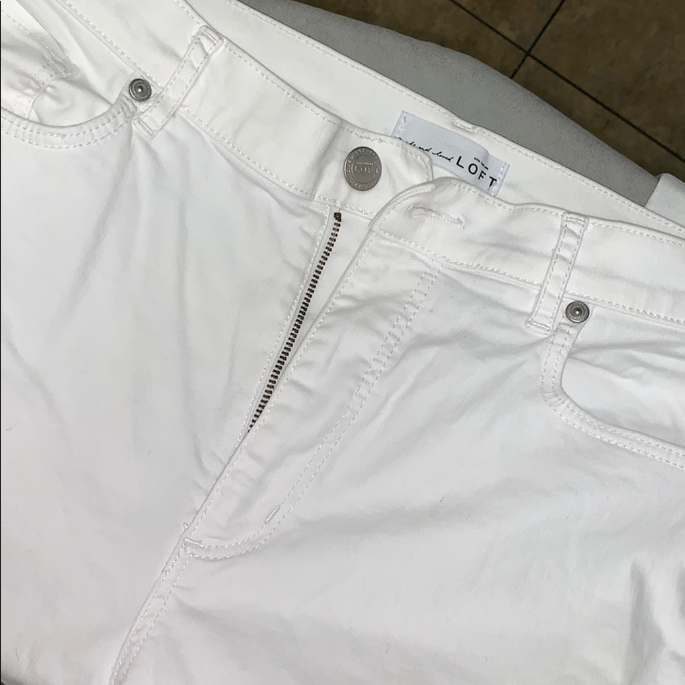 loft white pants!